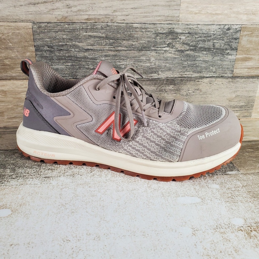 New Balance Speedware Womens Work Shoes Sz 11 D Beige Desert Flower Safety Toe